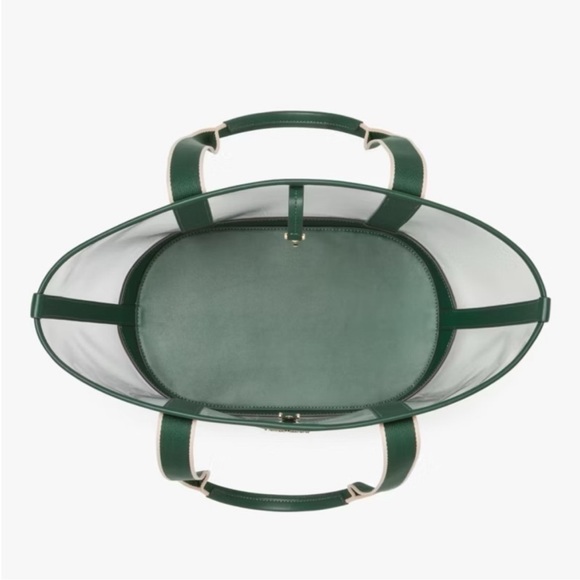 ♠️kate spade Clare See Through Fern Foliage Tote, Green NWT - Picture 5 of 15
